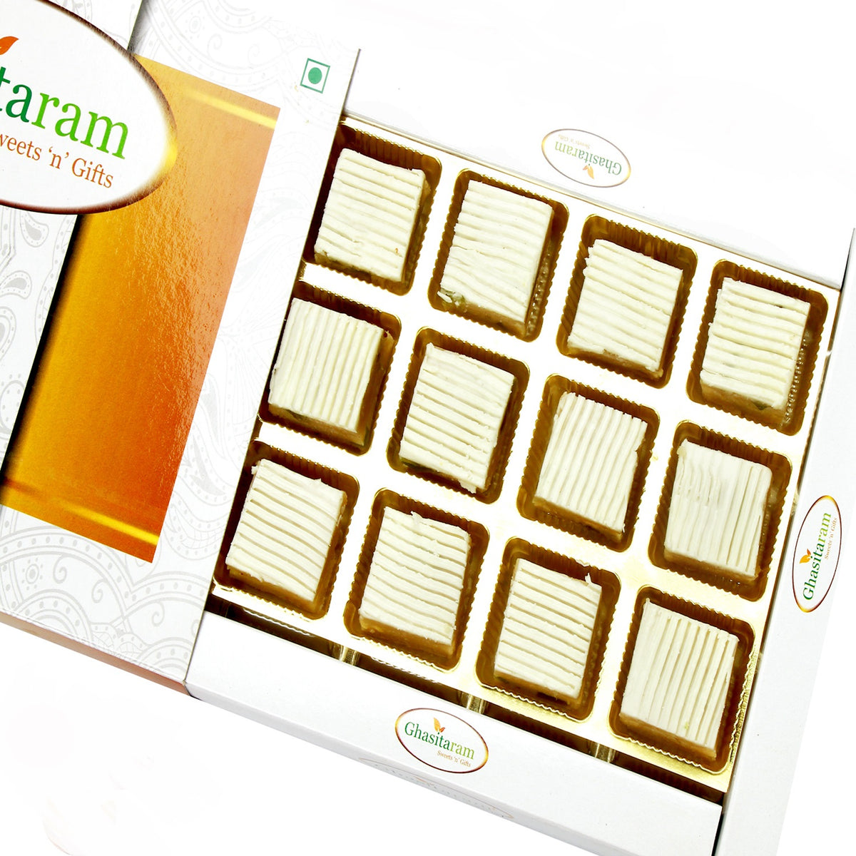 Ghasitaram Gifts Sweets - Irish Kiwi Cashew Bites 