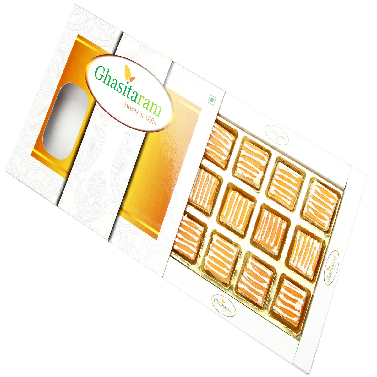 Ghasitaram Gifts Sweets-  Mango Bites 18 pcs