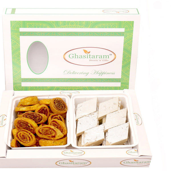 Hampers- Bhakar Wadi and Kaju Katli Hamper
