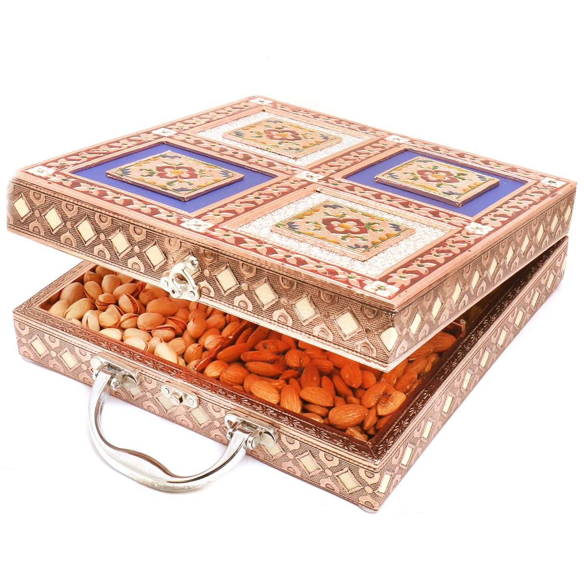 Minakari Dryfruit Briefcase Box B-314