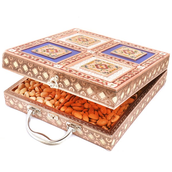 Minakari Dryfruit Briefcase Box B-314