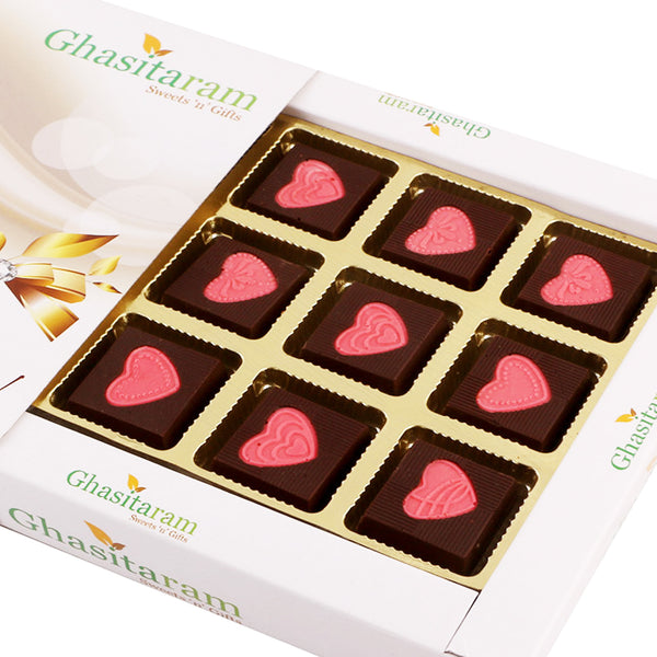 Red Hearts Chocolate Box