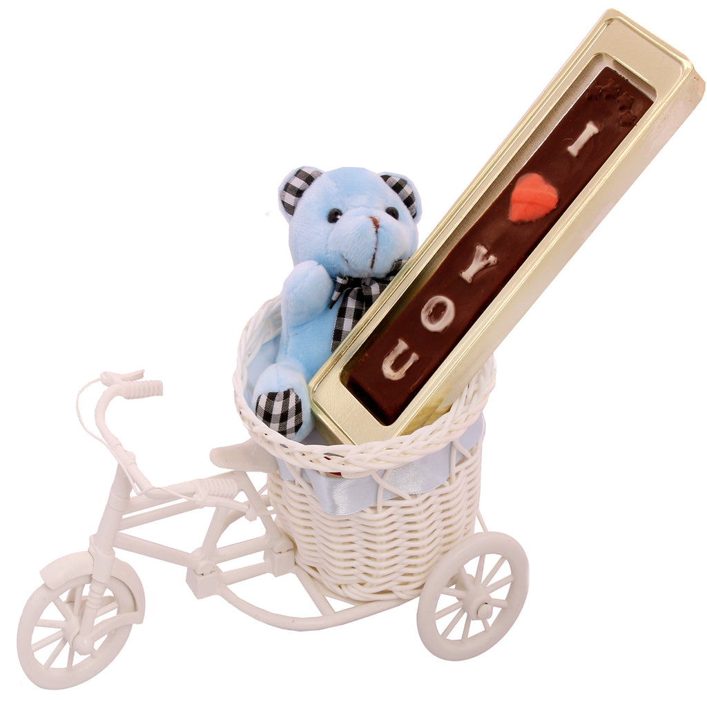 Chocolates-Teddy Carrying Your Special Message