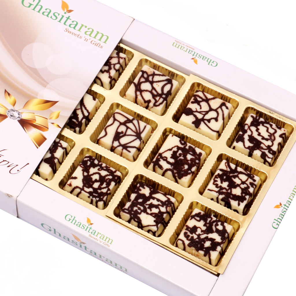 Valentine Gifts - Marble Chocolate Box (12 pcs)