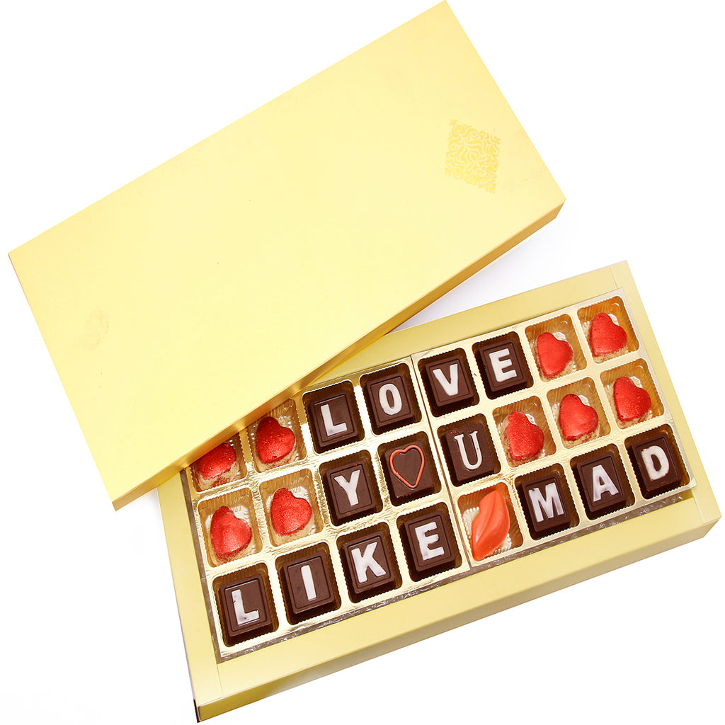 Valentine Theme Chocolates- Love You Like Mad