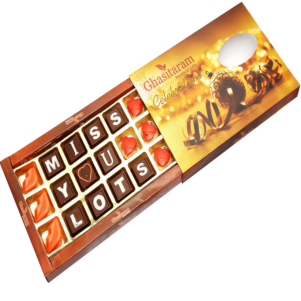 Valentine Theme Chocolates- Miss You Lots