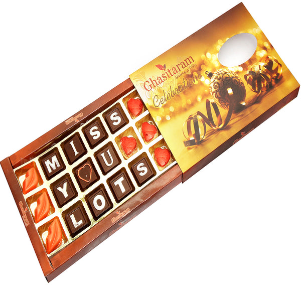 Valentine Theme Chocolates- Miss You Lots