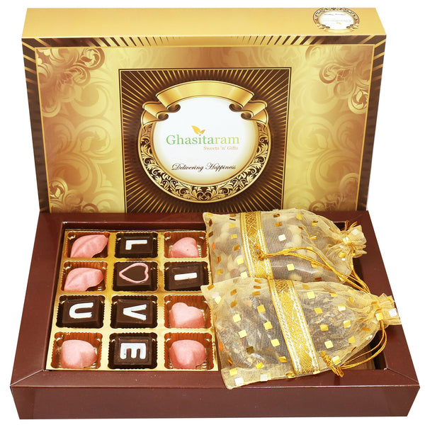 Big Box of Valentine Chocolates, Nutties and Chocolate Brittles