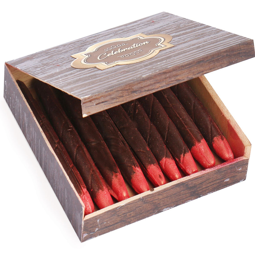 Chocolate Cigars in Wooden Box