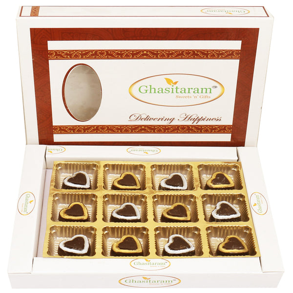 Sheen Chocolate  Hearts 12pcs