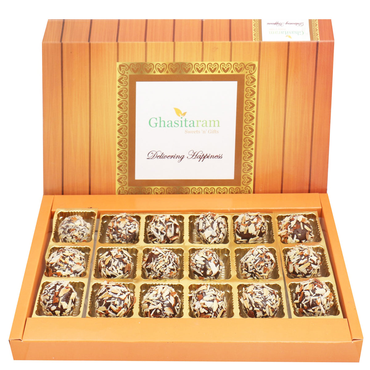 Chocolate Almond Truffles 18 pcs