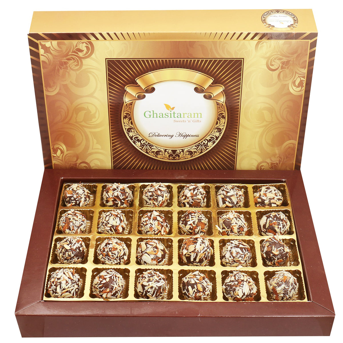 Chocolate Almond Truffles 24 pcs