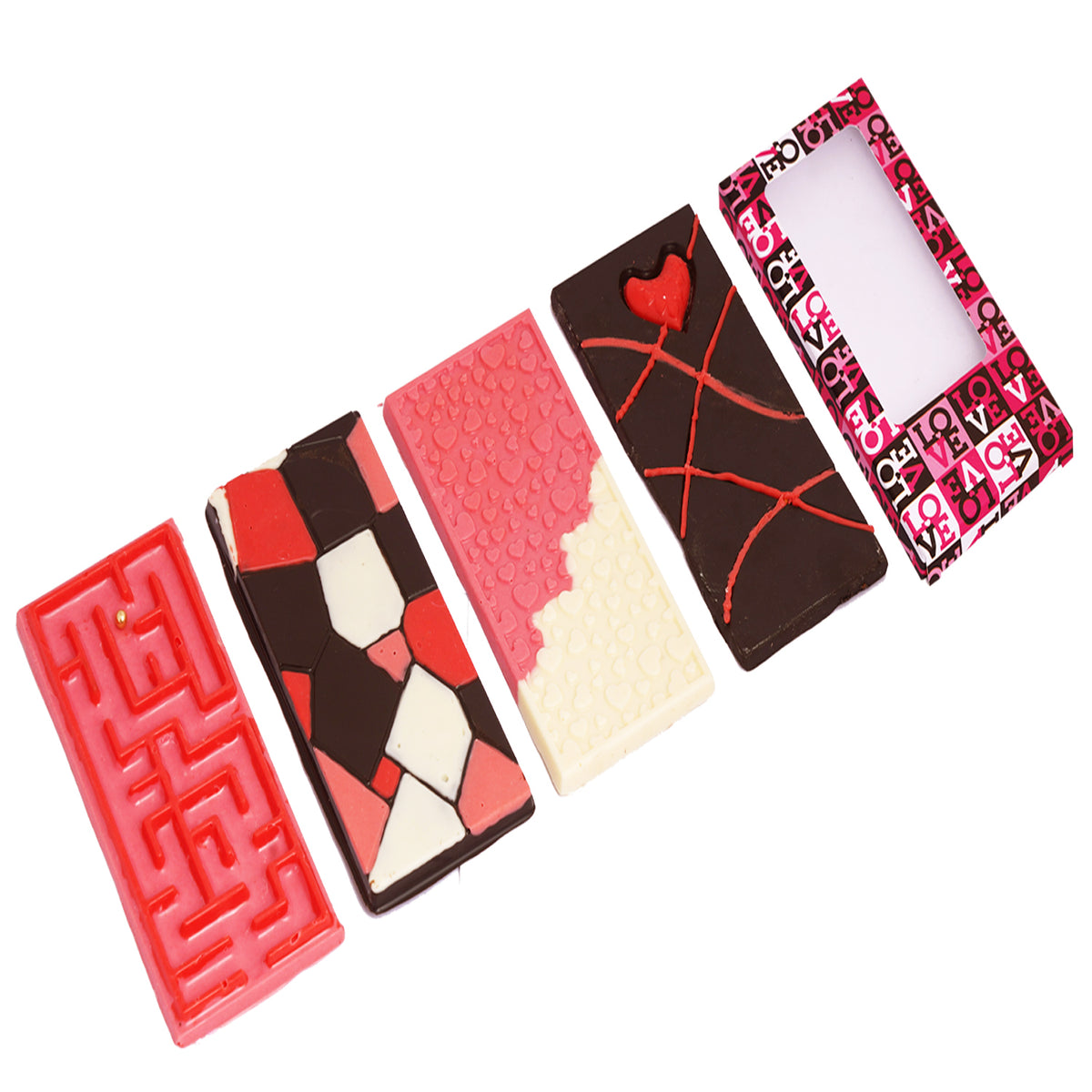 Set of 4 Chocolate bars