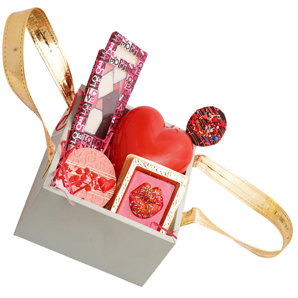 Valentines Handle Basket 