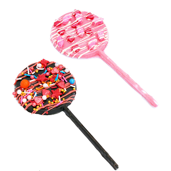 Set of 2 Valentine Lollipops